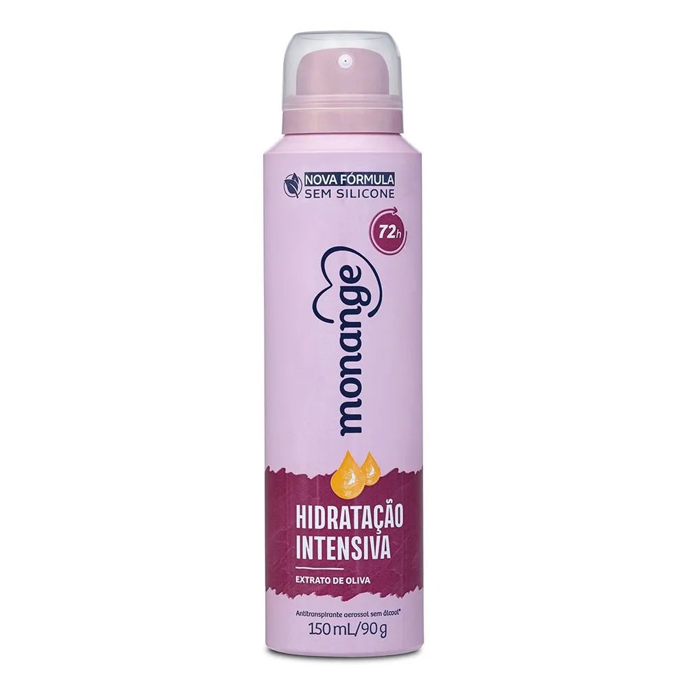Desodorante Aerossol Monange Hidratação Intensiva 150ml
