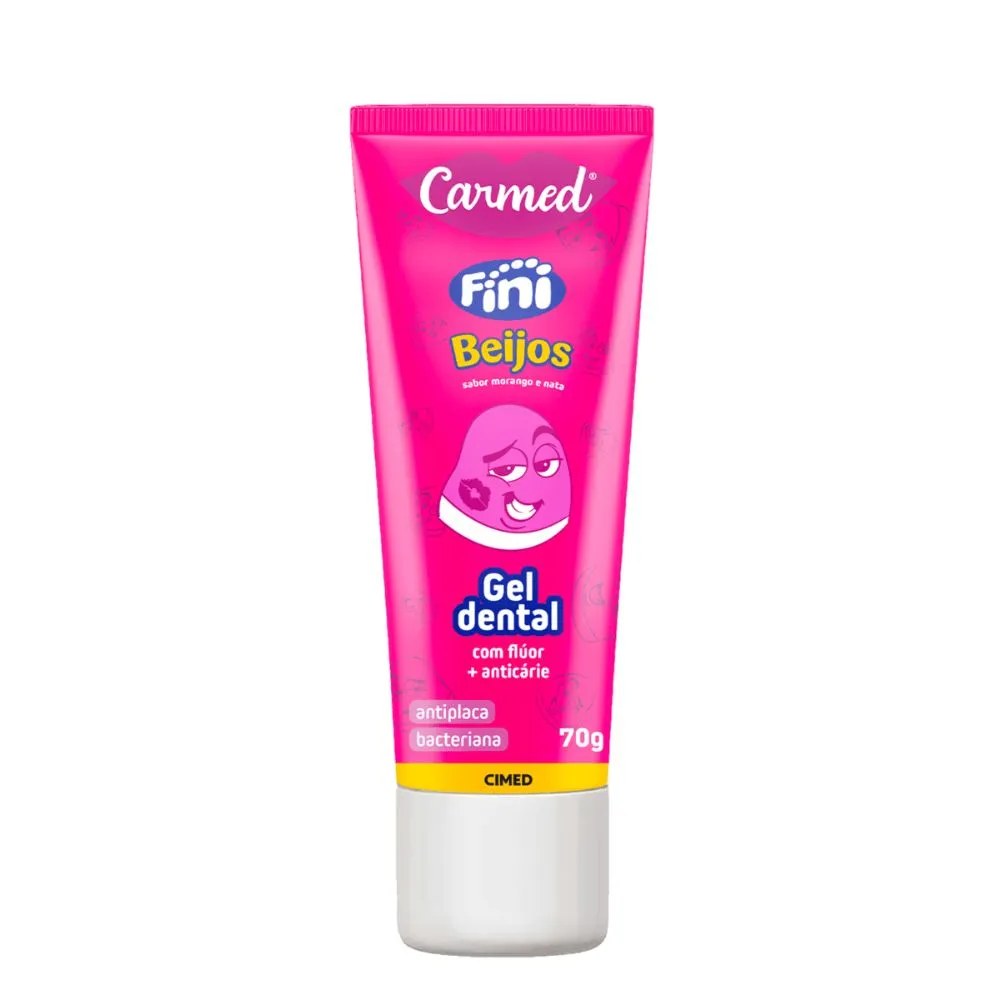Gel Dental Carmed Fini 70gr Beijos