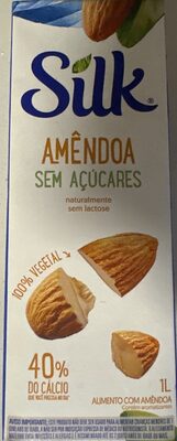 Silk amêndoa sem açúcares